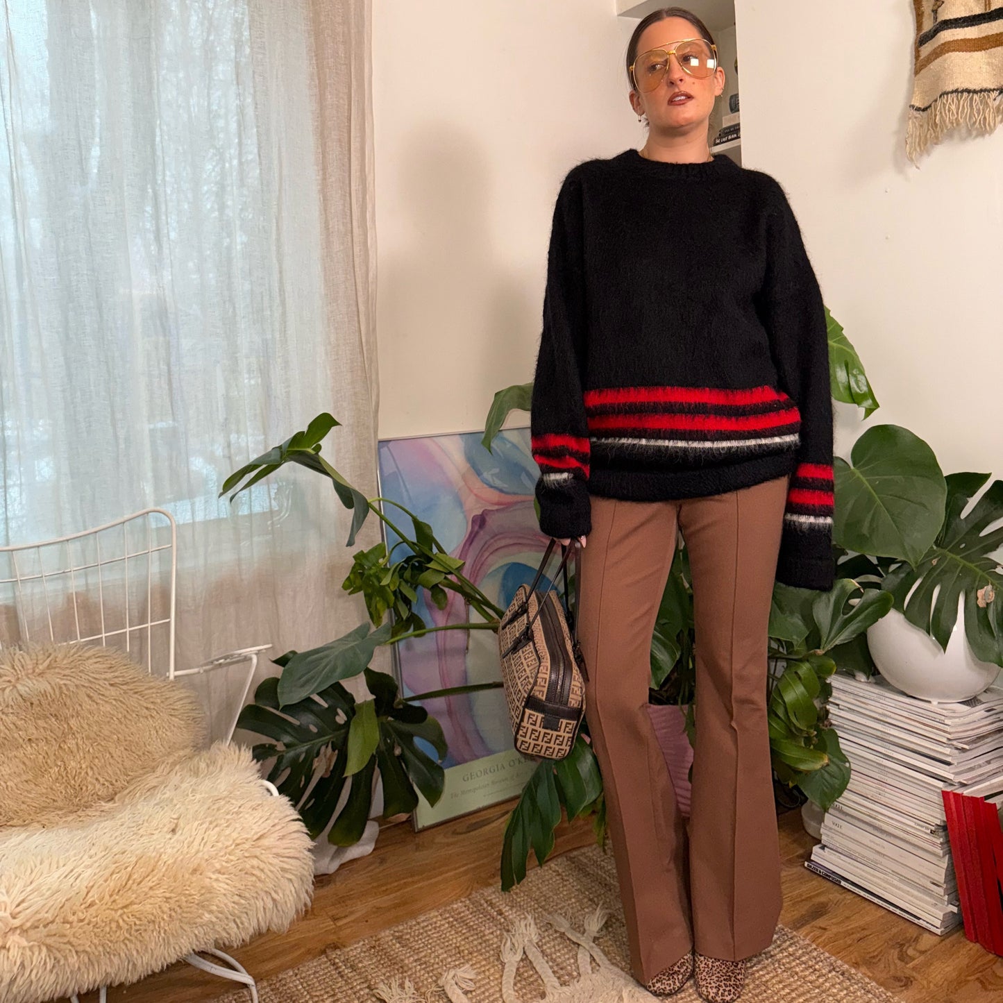 Veronica Beard "Elsbury" Flare Pants