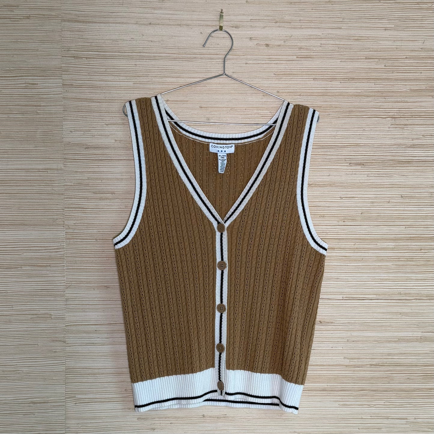 Vintage Cable Knit Vest