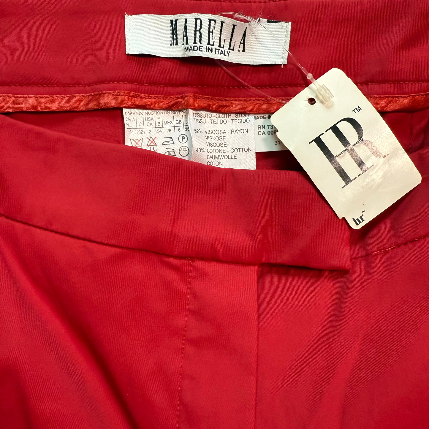 Holt Renfrew Bootcut Vintage early 2000's Pants, Made in Italy