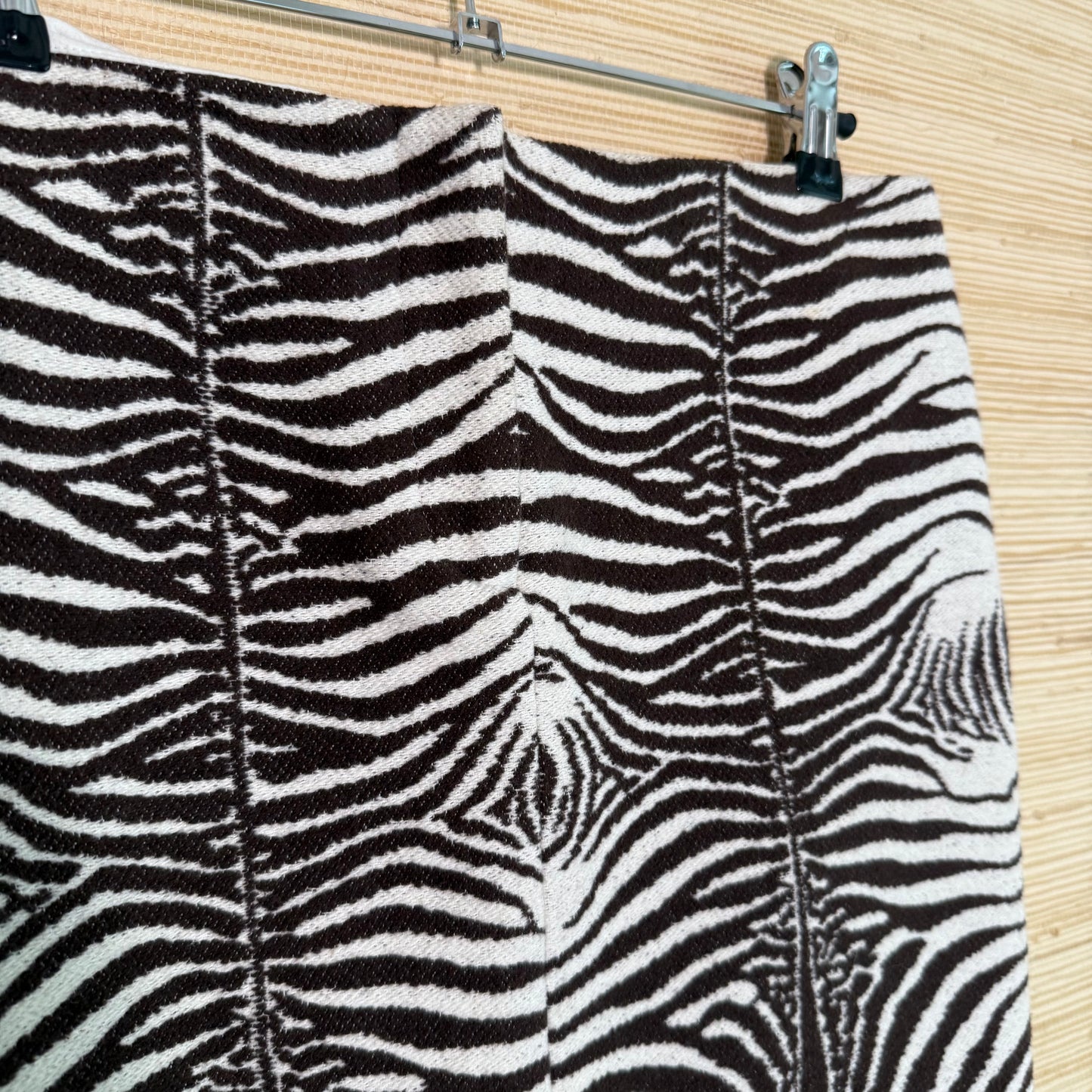 Just Cavalli 2000's Zebra Print Skirt