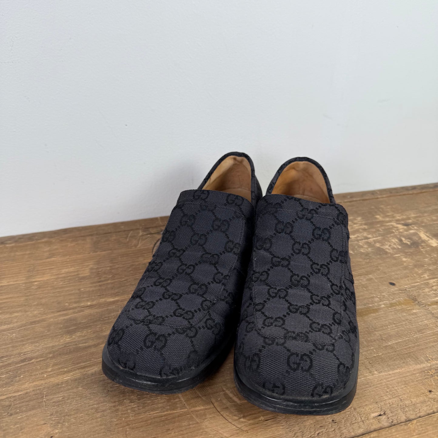 Gucci Monogram Loafers