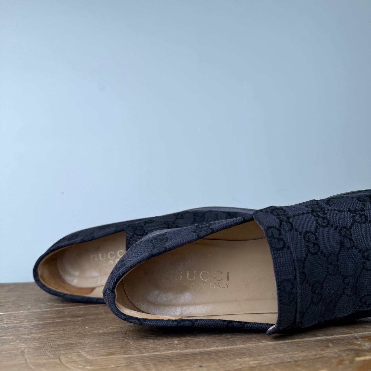Gucci Monogram Loafers