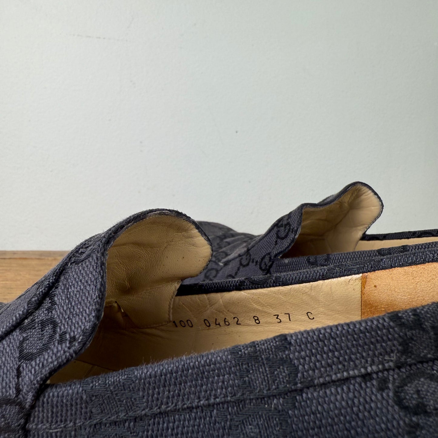 Gucci Monogram Loafers