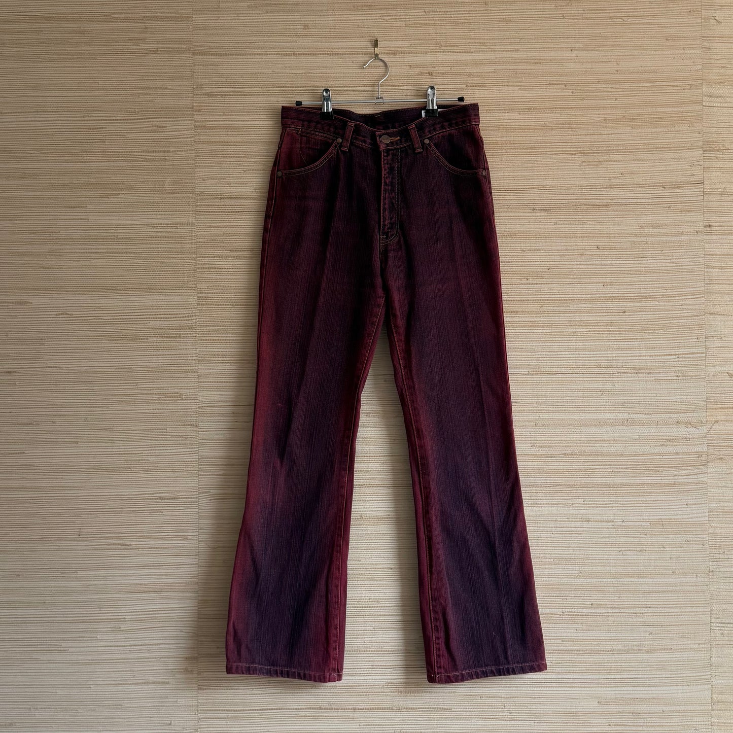 Wrangler Jeans - Burgundy / Pink