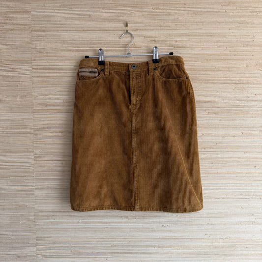 D&G Vintage Corduroy Logo Skirt