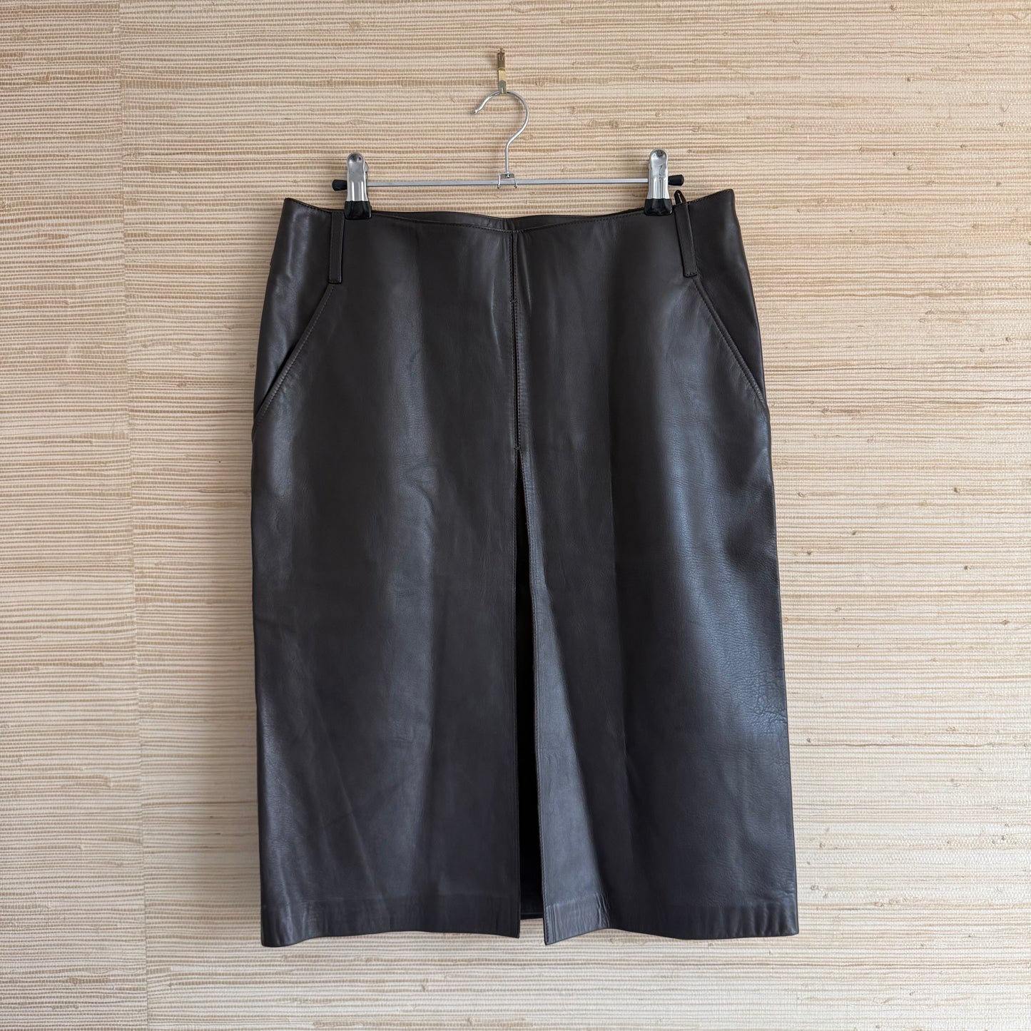 Jil Sander Leather Skirt