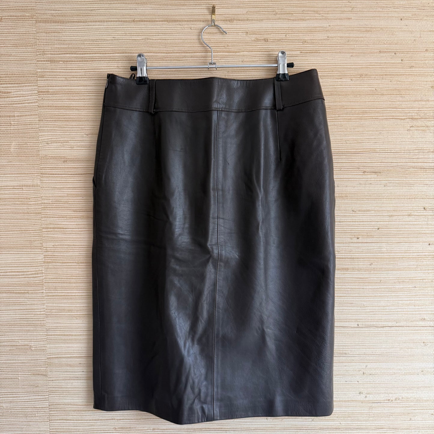Jil Sander Leather Skirt