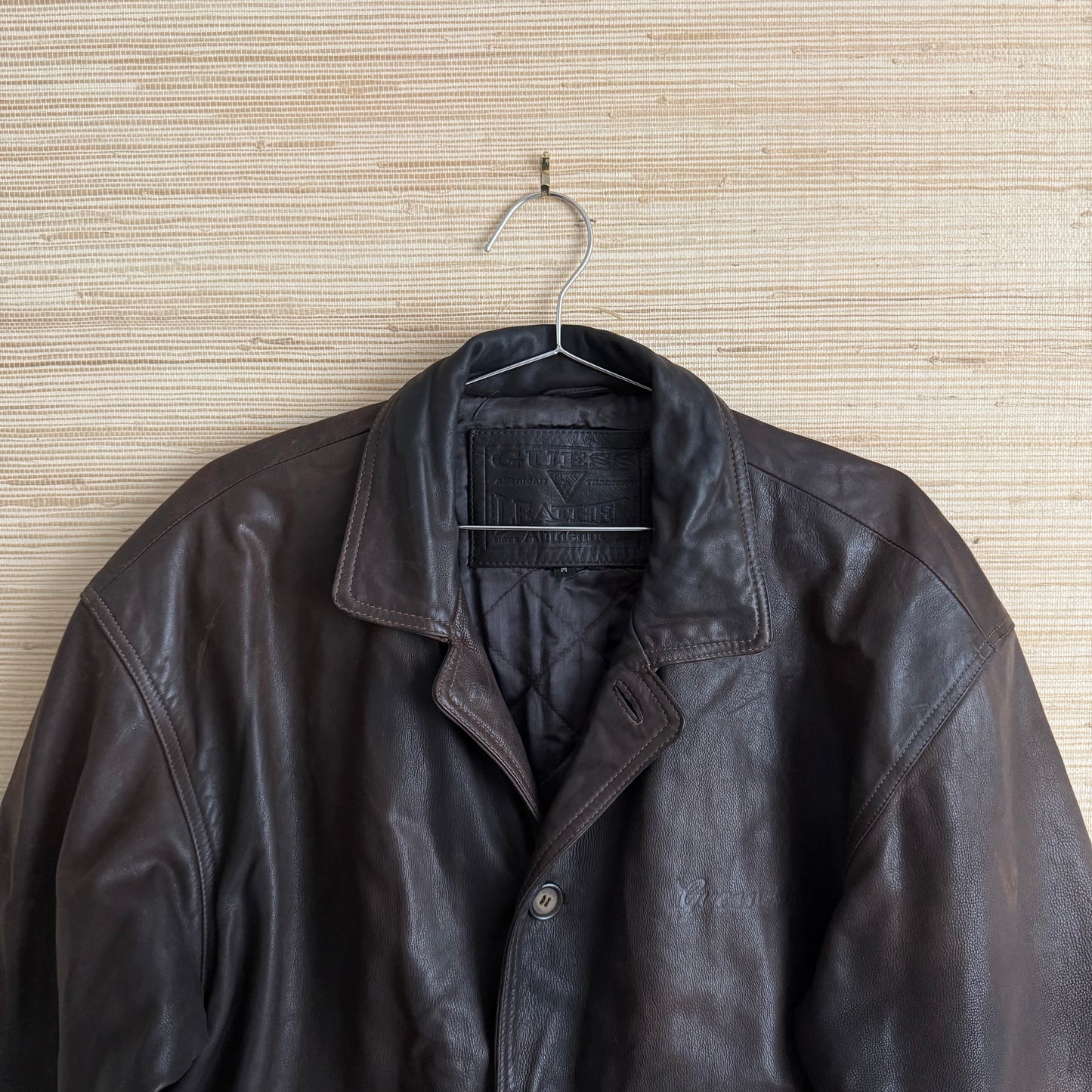 Vintage Guess Leather "Chore" Jacket