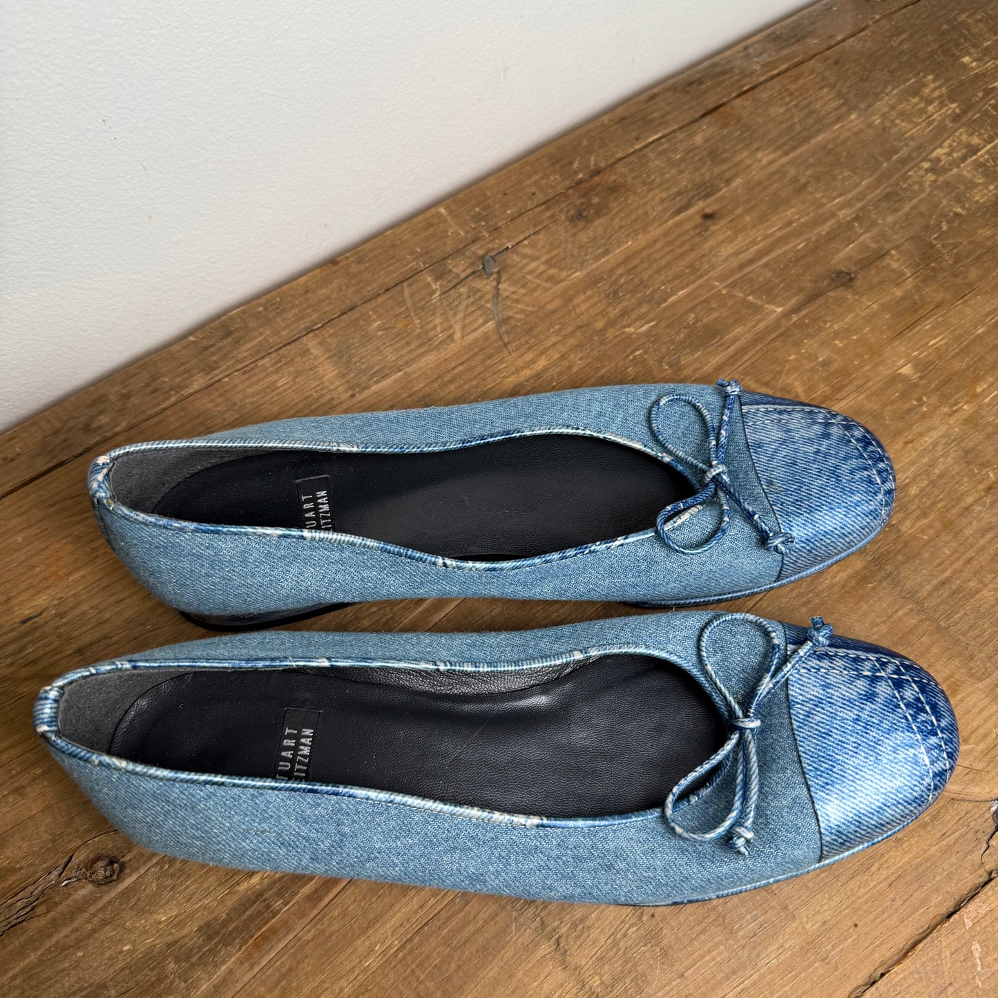 Stuart Weitzman Vintage 2000's Denim Loafer