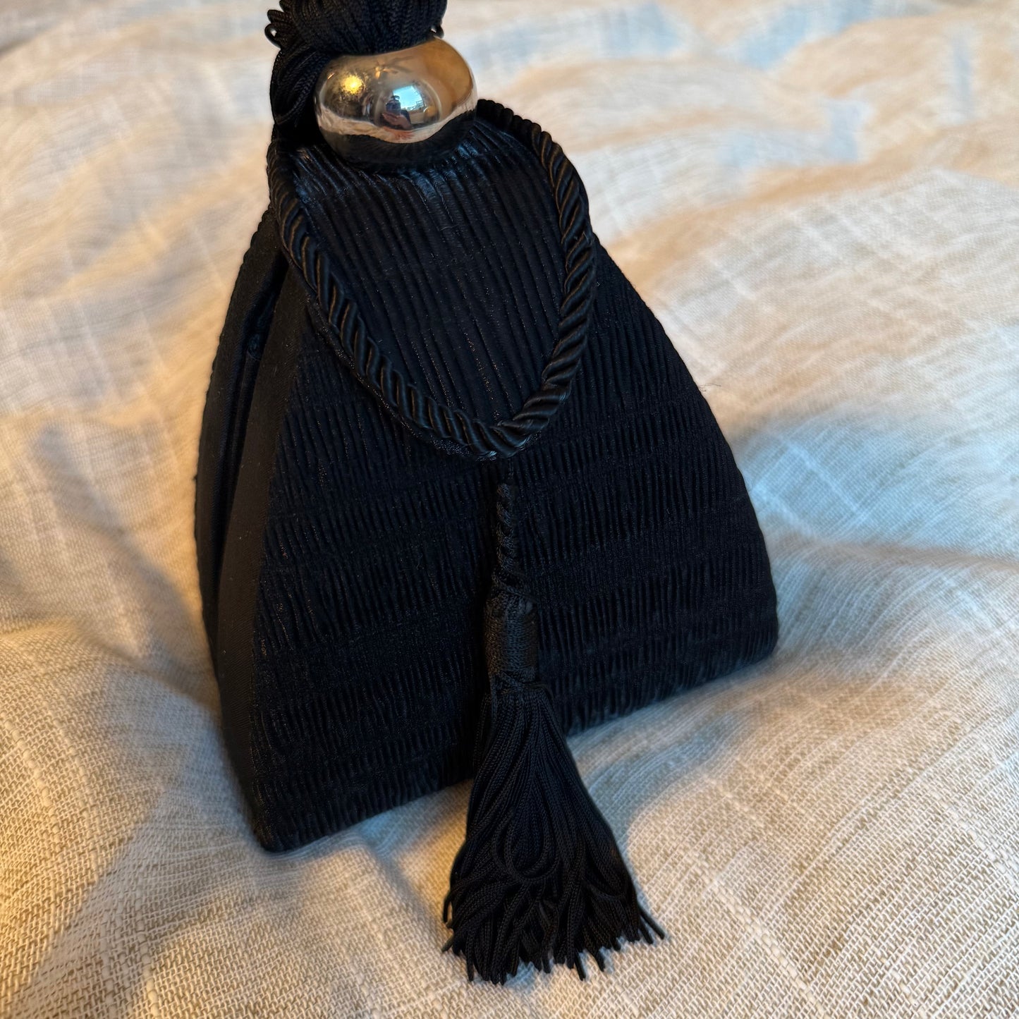 Vintage Tassel Satin Mini Bag