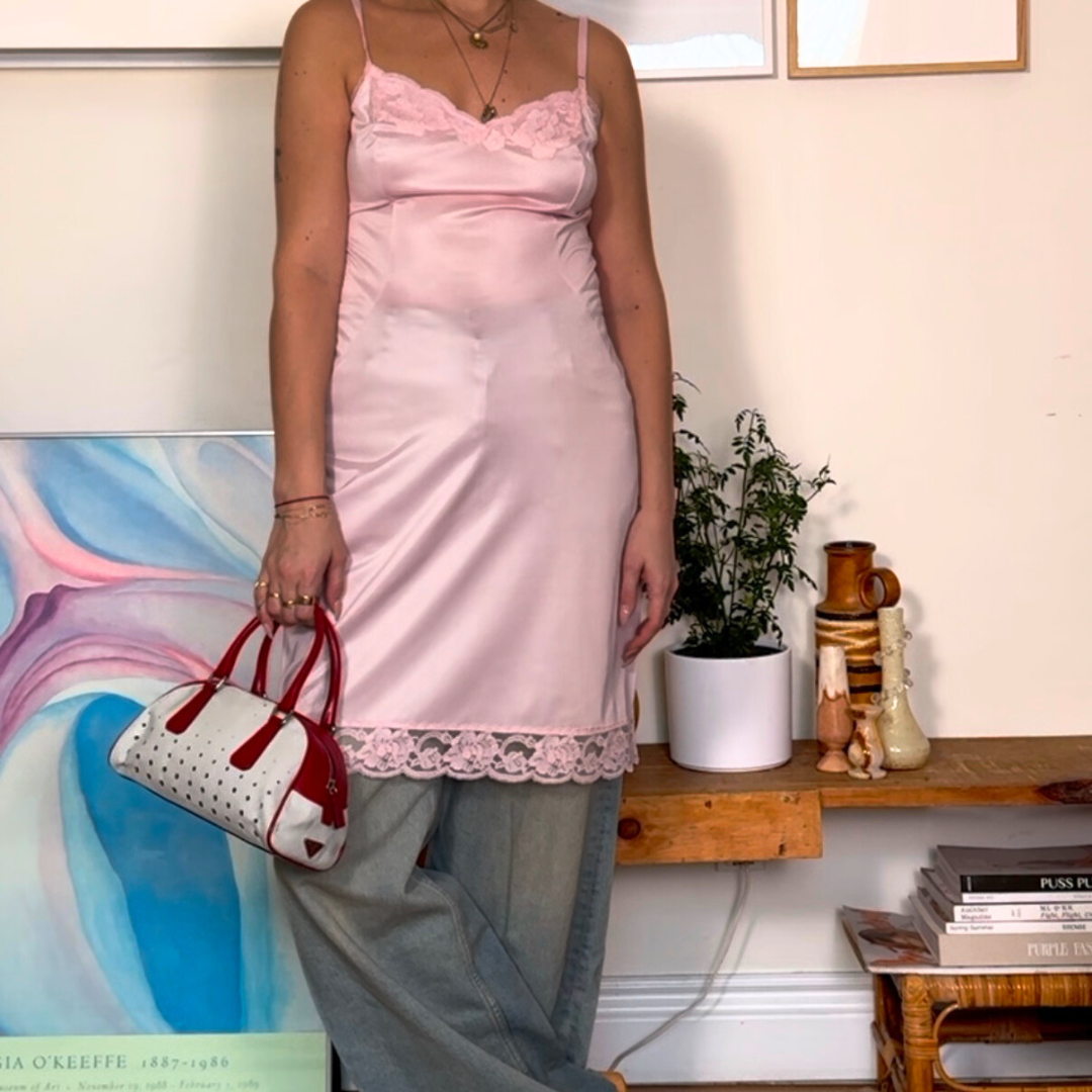 Vintage 1990's Pink Slip