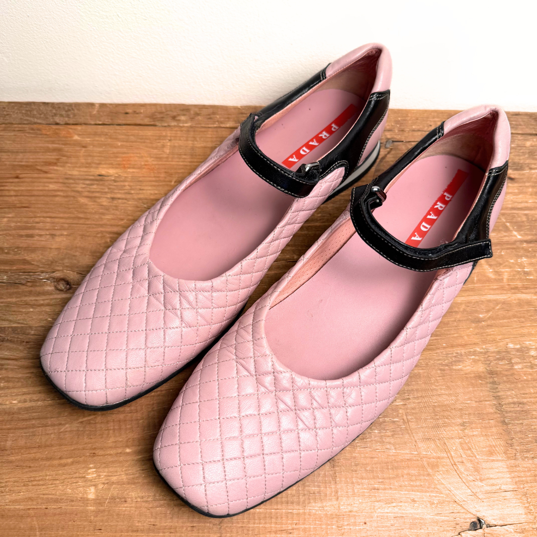 Prada Sport Pink Mary Jane Sneaker
