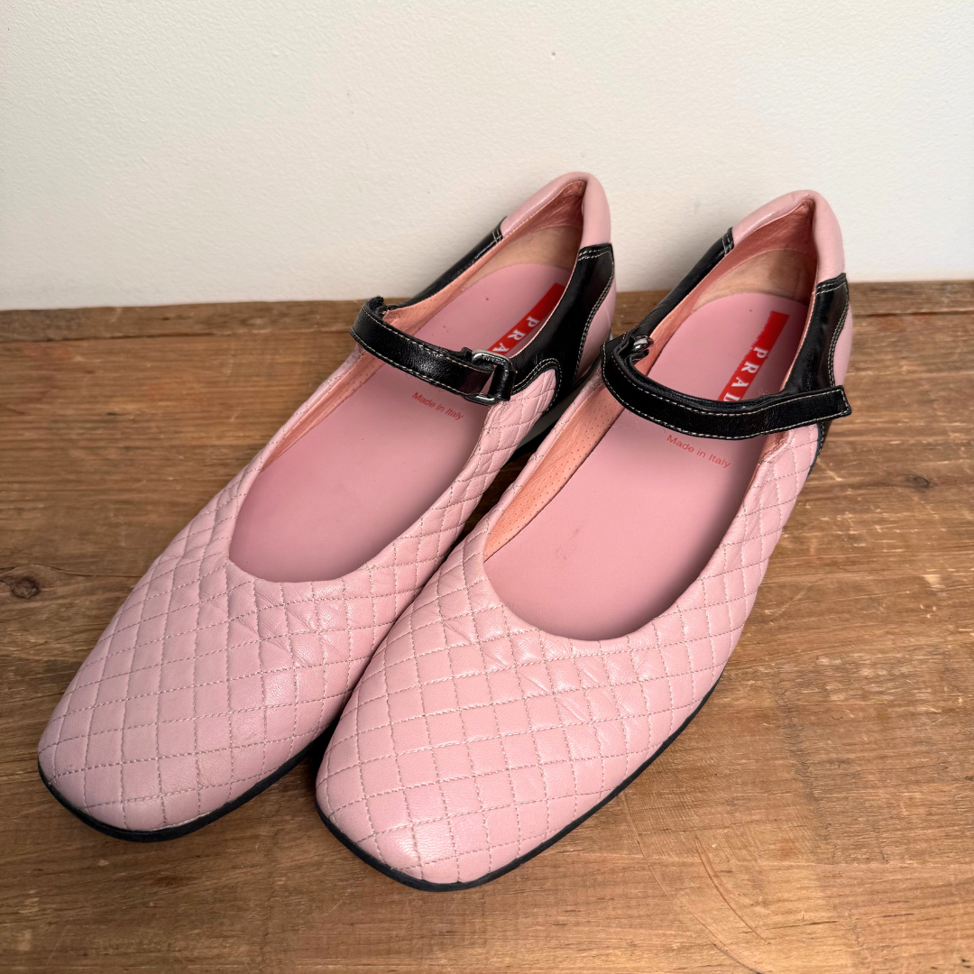 Prada Sport Pink Mary Jane Sneaker