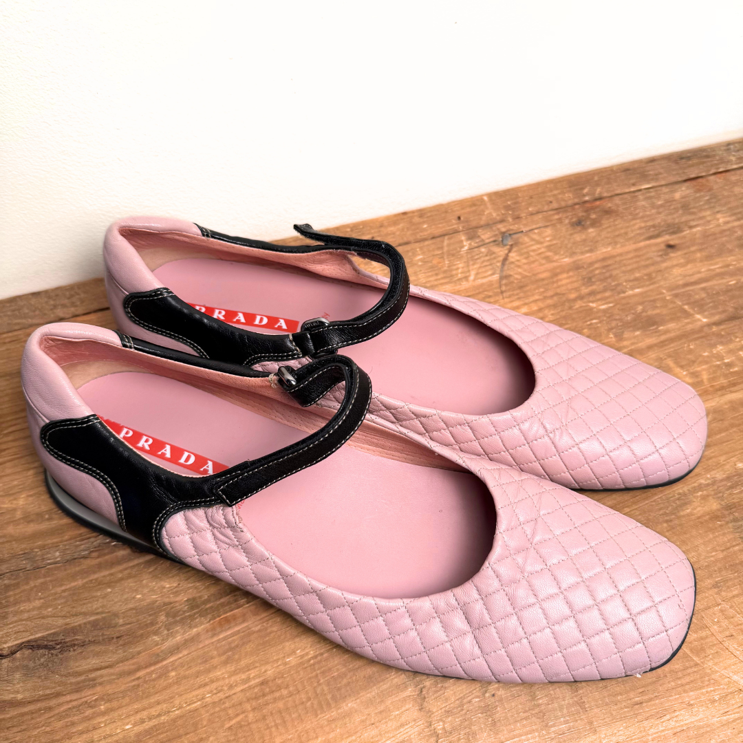 Prada Sport Pink Mary Jane Sneaker