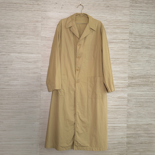 Long Vintage Trench Coat - Made In Italy