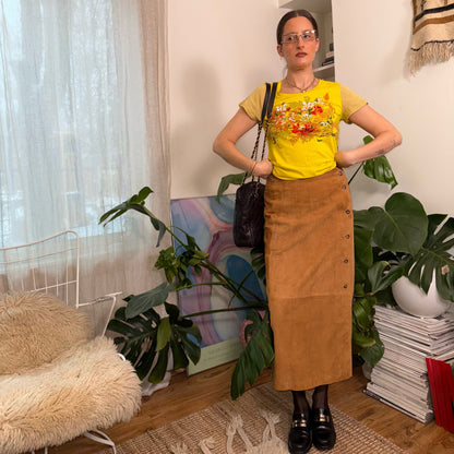 Liz Claiborne Studio Vintage Suede Skirt