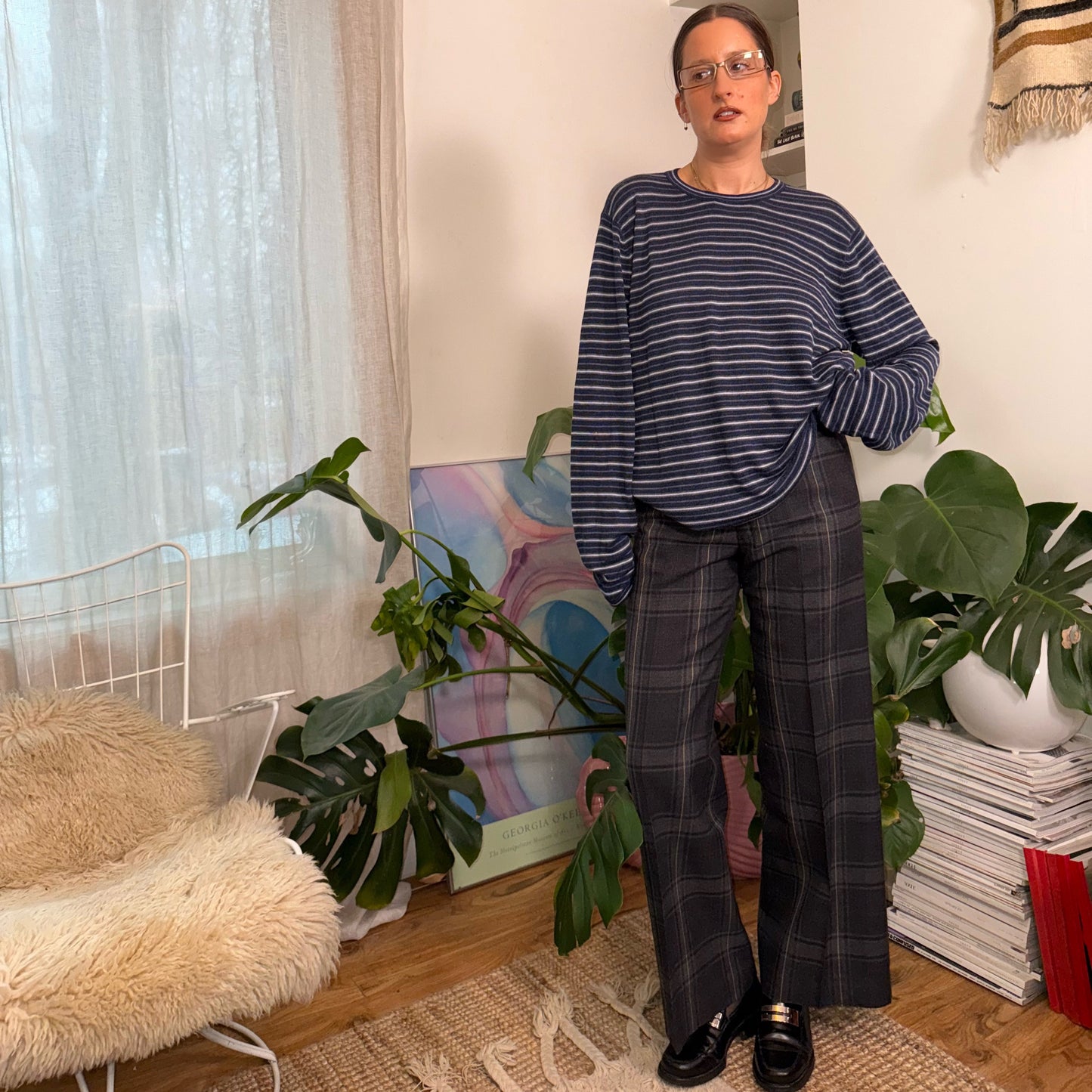 Miu Miu Plaid Pants