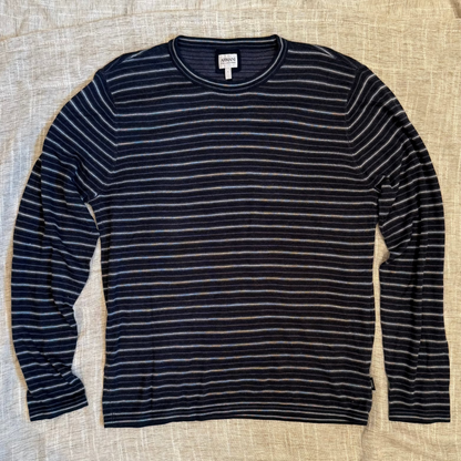 Armani Collezioni Striped "Boyfriend" Sweater