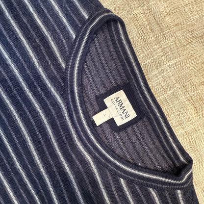 Armani Collezioni Striped "Boyfriend" Sweater