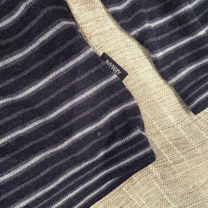Armani Collezioni Striped "Boyfriend" Sweater