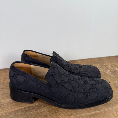 Gucci Monogram Loafers