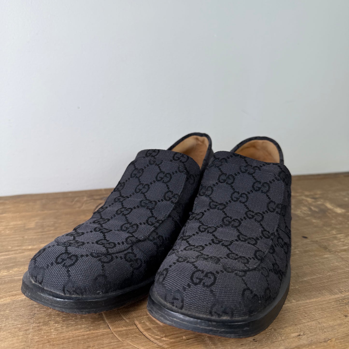 Gucci Monogram Loafers
