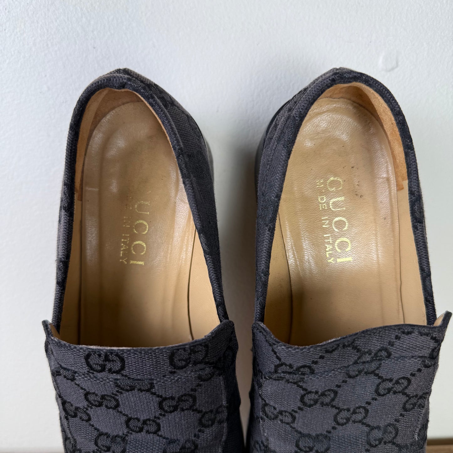 Gucci Monogram Loafers