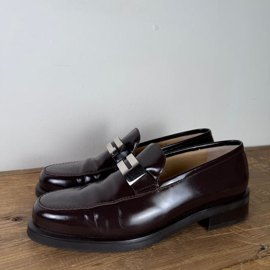 Brown Gucci Loafers
