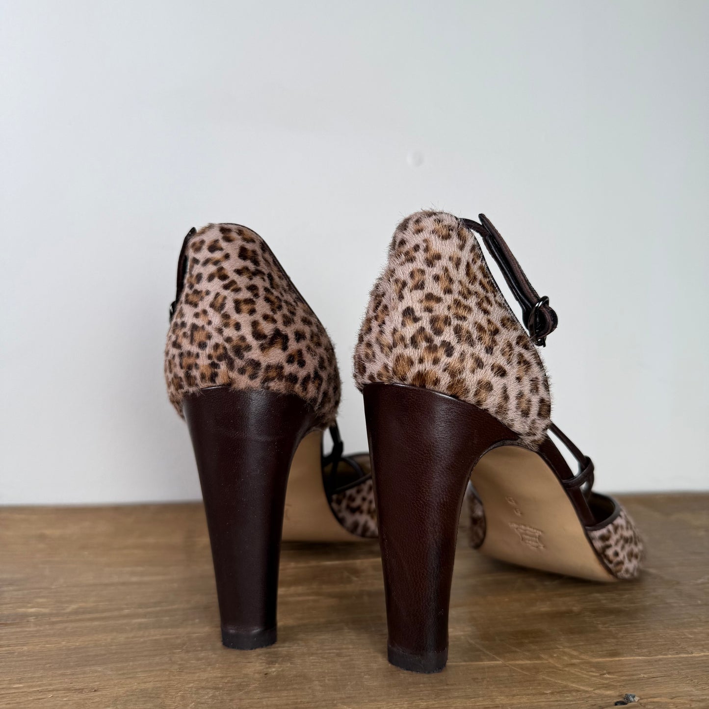 Bottega Veneta Ponyhair Animal Print D'Orsay Pumps