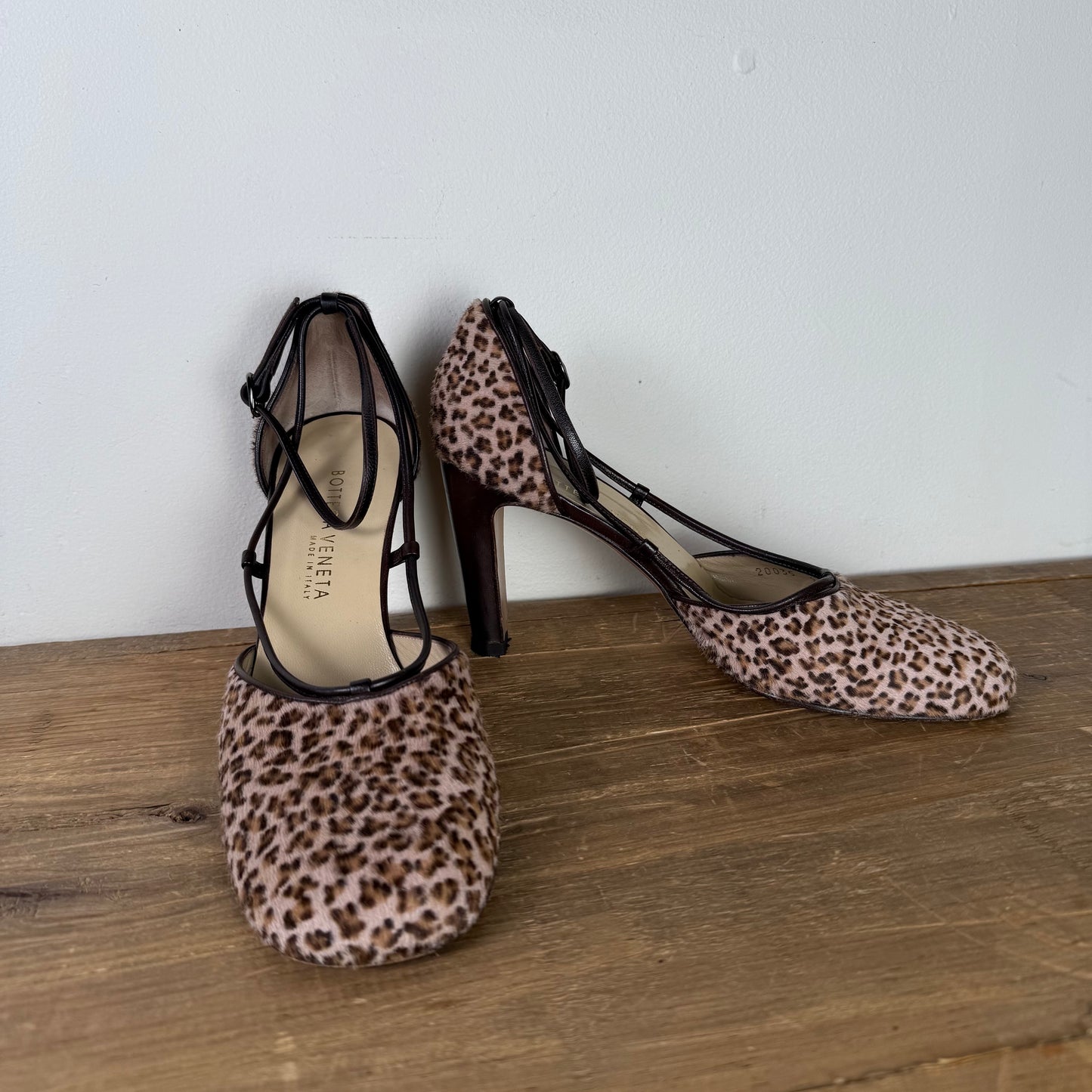 Bottega Veneta Ponyhair Animal Print D'Orsay Pumps