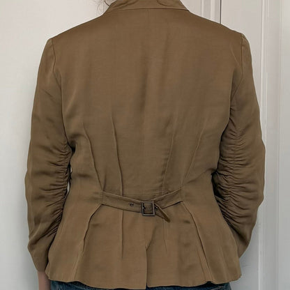 Giorgio Armani Y2K Tan Blazer