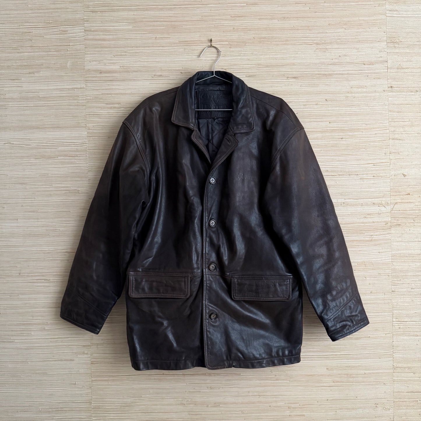 Vintage Guess Leather "Chore" Jacket