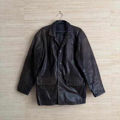 Vintage Guess Leather "Chore" Jacket