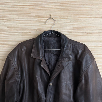 Vintage Guess Leather "Chore" Jacket