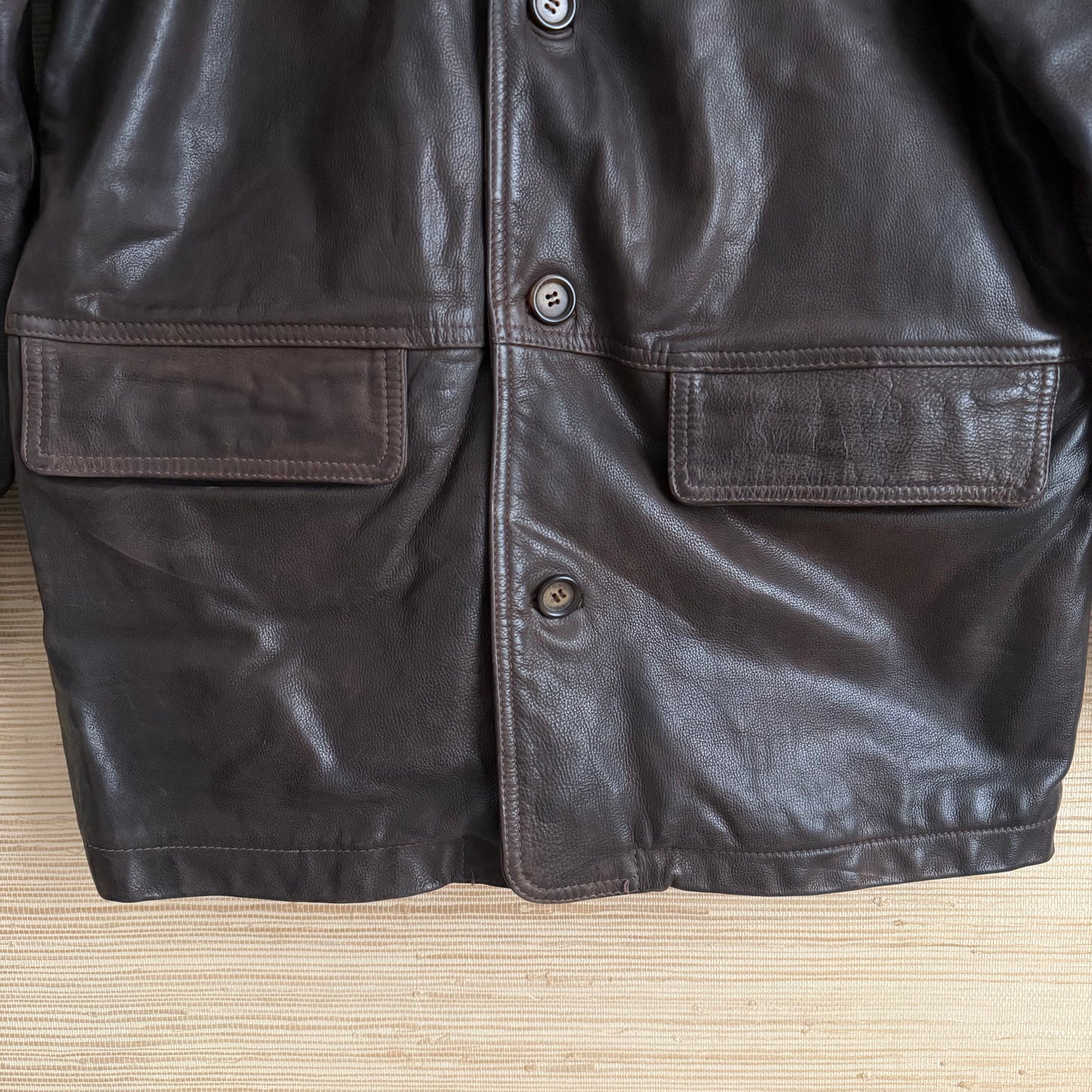Vintage Guess Leather "Chore" Jacket