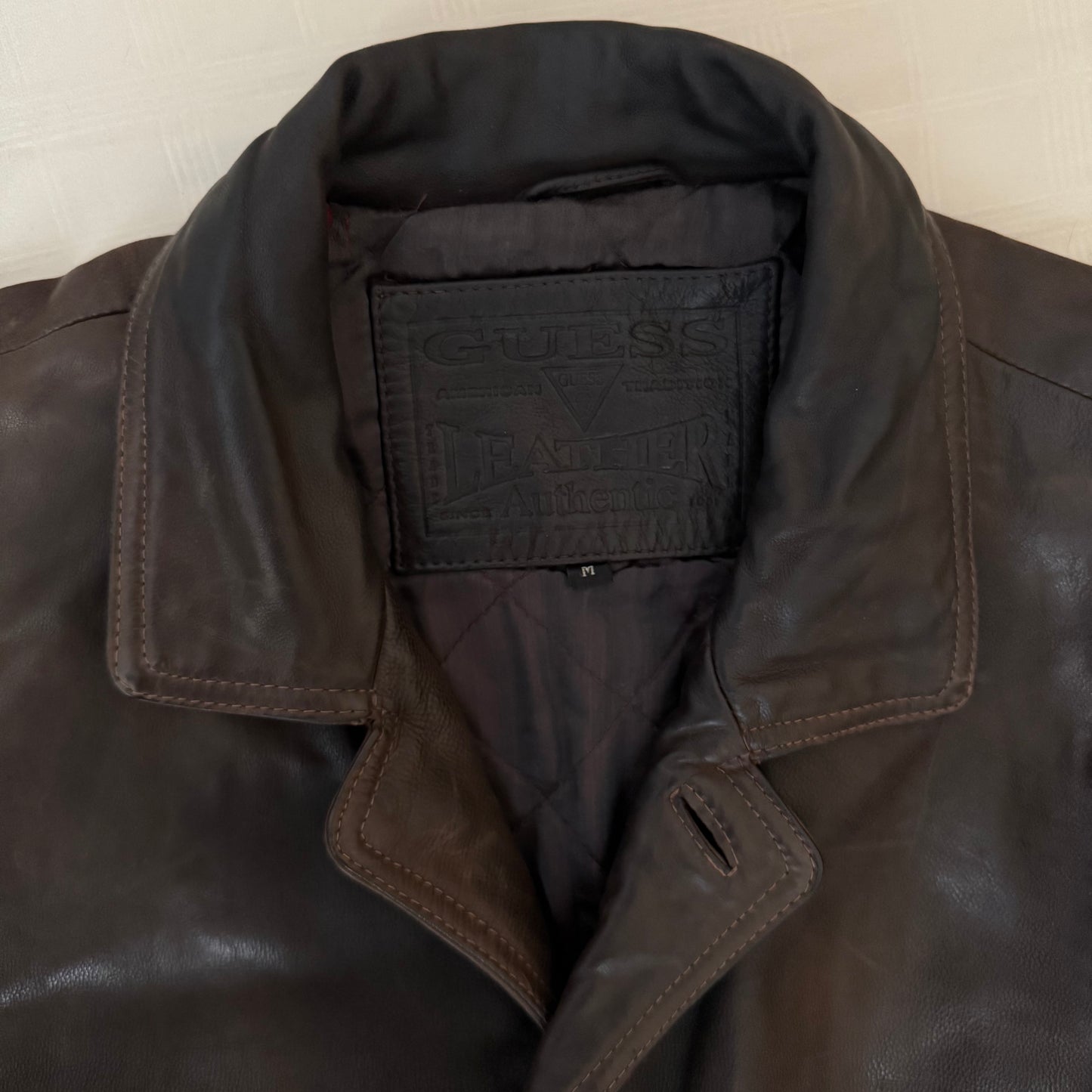 Vintage Guess Leather "Chore" Jacket