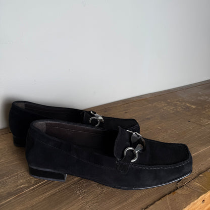 Stuart Weitzman Suede Gem Loafers