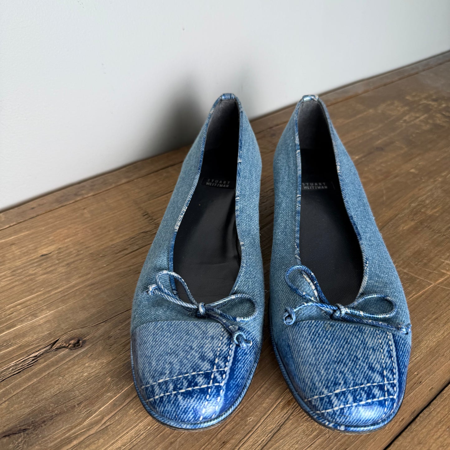 Stuart Weitzman Vintage 2000's Denim Loafer