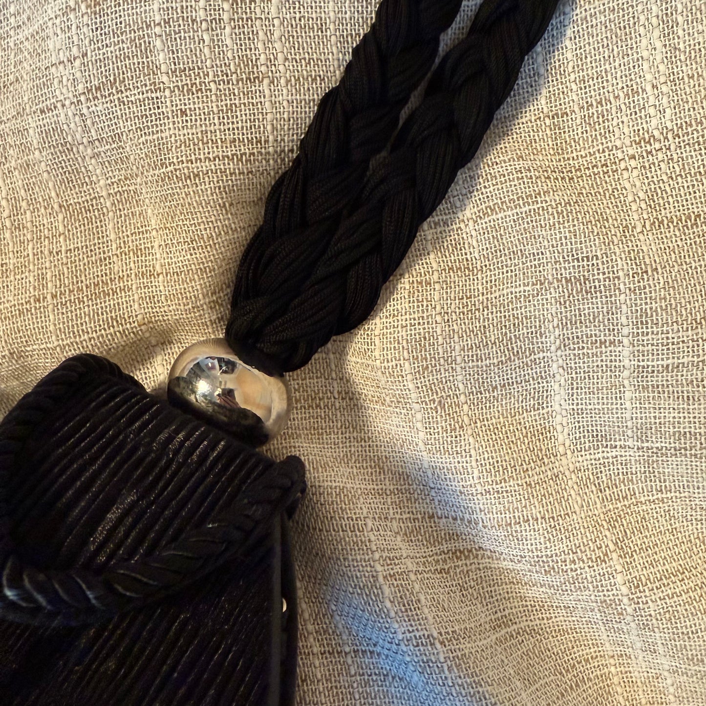 Vintage Tassel Satin Mini Bag