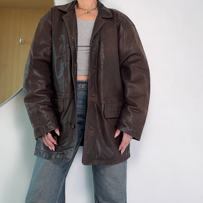 Vintage Guess Leather "Chore" Jacket