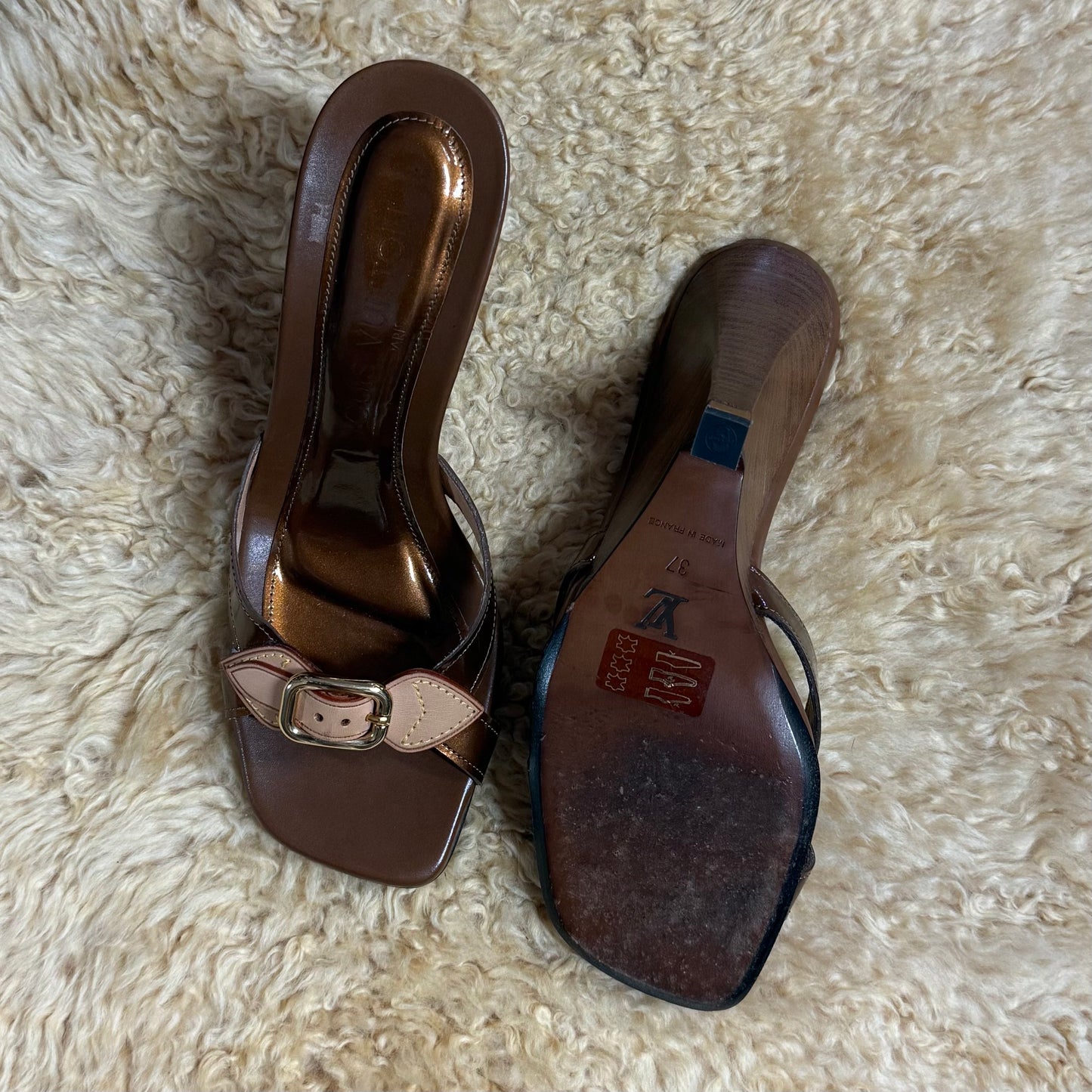 Louis Vuitton Buckle Mule