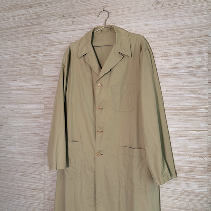 Long Vintage Trench Coat - Made In Italy